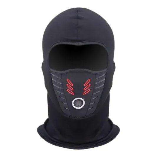 Balaclavas Micropolar Pasamontaña Mascara Proteccion Frio Negro Liso Standar Ajustable