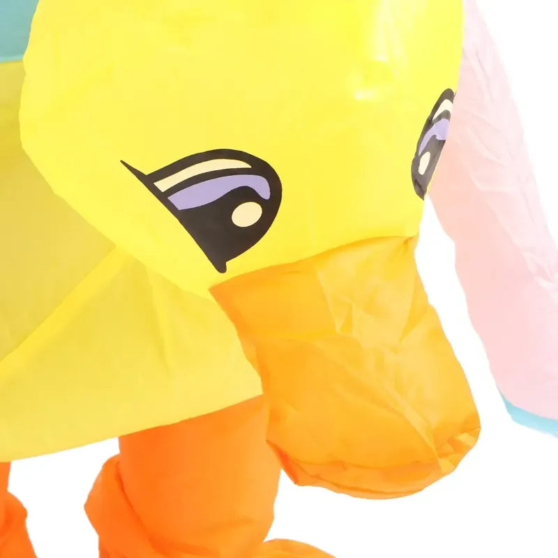 Disfraz Inflable De Pato Amarillo Adulto/ Infantil 160-190cm/adulto