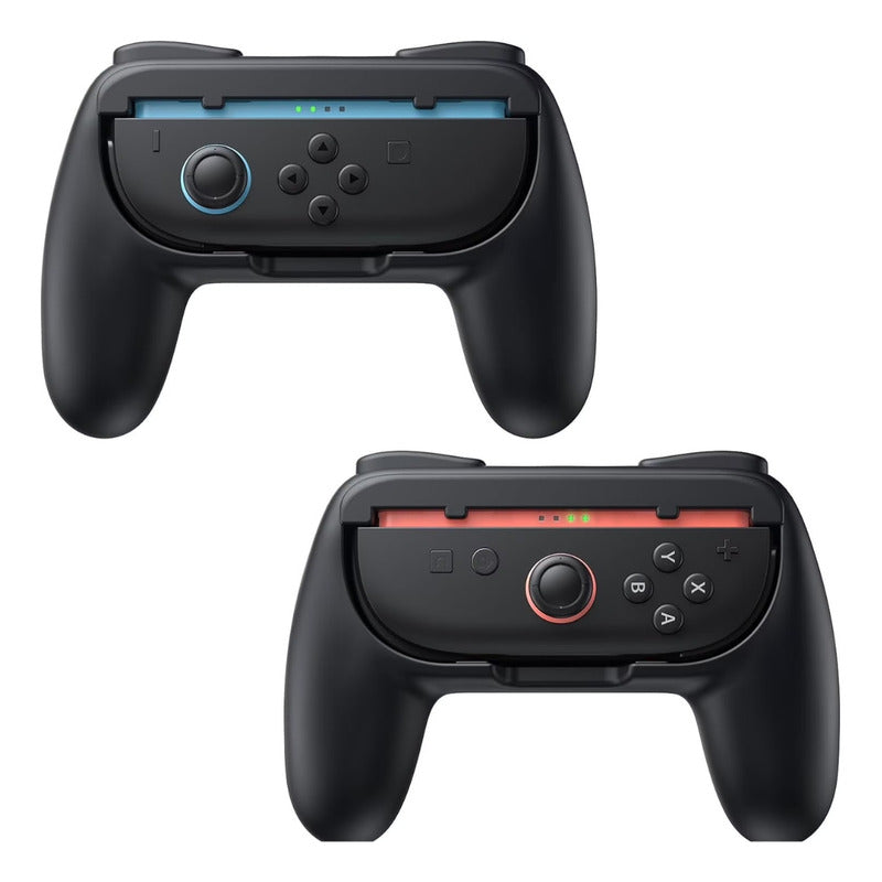 Pack 2 Handgrips Joy-con Compatible Con Nintendo Switch 2 Negro