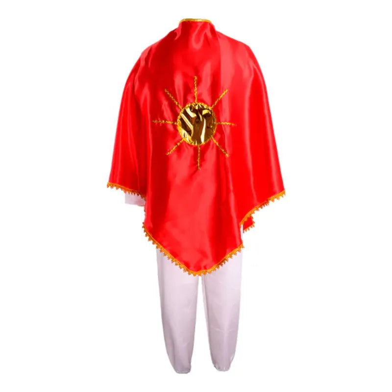Traje Típico Baile Hombre Tirana Diablada Fiestas Patrias Rojo M