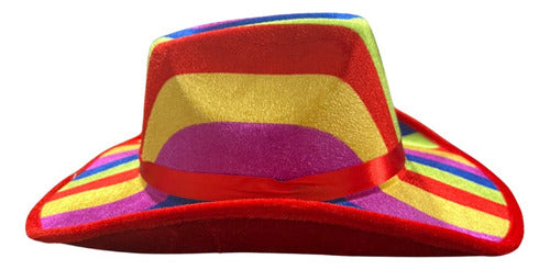 Sombrero Vaquero Arcoiris Multicolor