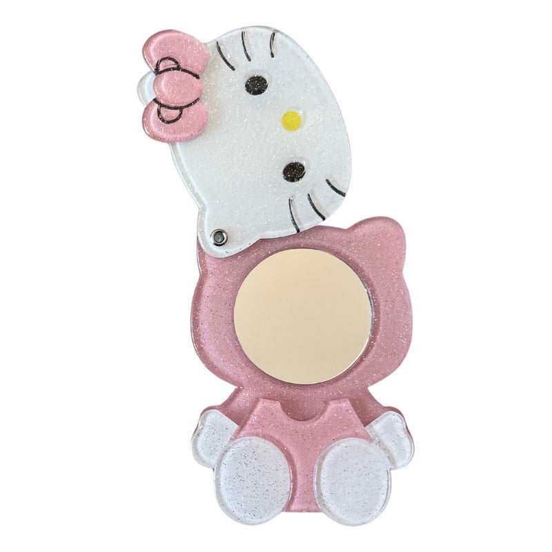 Pop Socket Para Celular De Hello Kitty Con Espejo