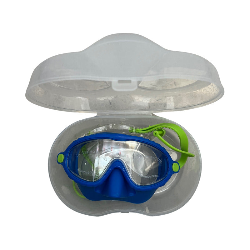 Lentes Natación Niño Gafas De Agua Anti Empañante Unisex Color Azul