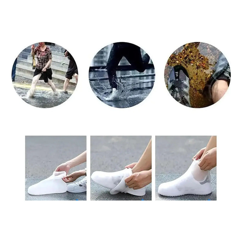 Cubre Zapatos Impermeable Silicona Aislante Lluvia Variado 35-42