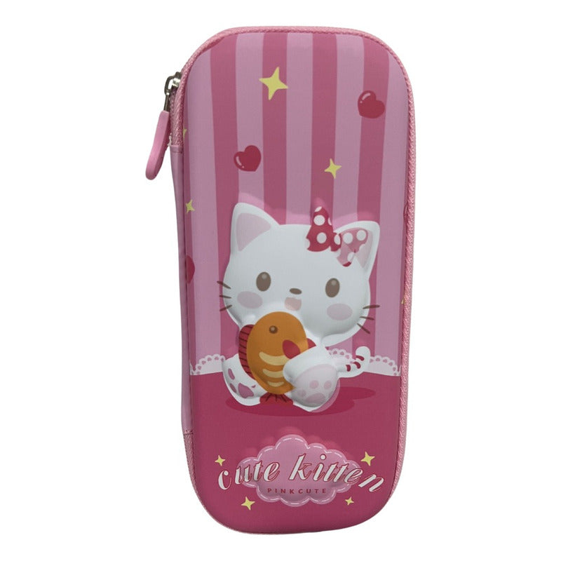Estuche Escolar Diseño 3d  Organizador Para Niños