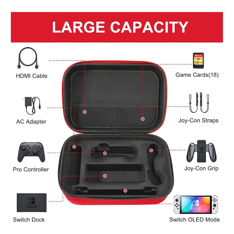 Bolso Rigido Pokemon Nintendo Switch / Switch Oled