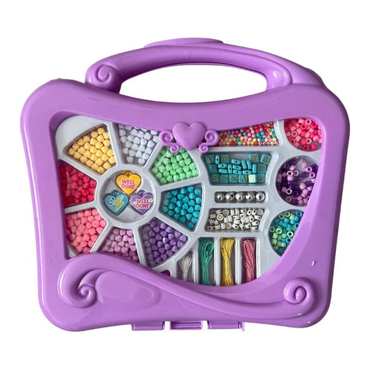 Kit Para Hacer Pulseras Manualidades Juguete Niñas Violeta