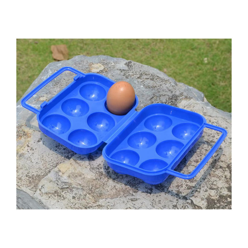 Porta Huevos Portatil Capacidad 6 Uni Camping / Picnic Variado