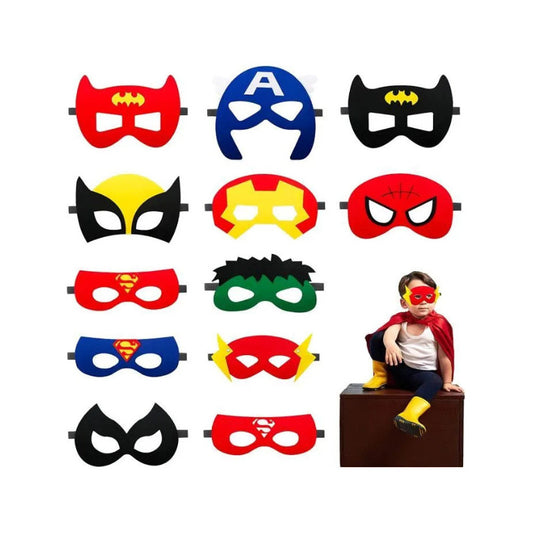 Antifaz Para Niños, Varios Personajes, Fieltro