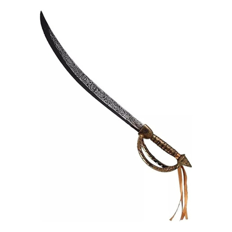 Espada Pirata Halloween Accesorio Cosplay Gris Oscuro
