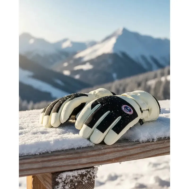 Guantes Térmicos Invierno Ski Nieve Amarillo