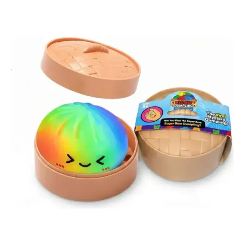 Juguete Dumpling Squishy Sorpresa Mystery Rainbow Fidget Multicolor