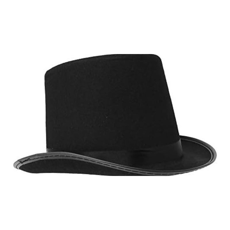 Sombrero De Copa Accesorio Para Disfraz Willy Wonka Adulto Negro