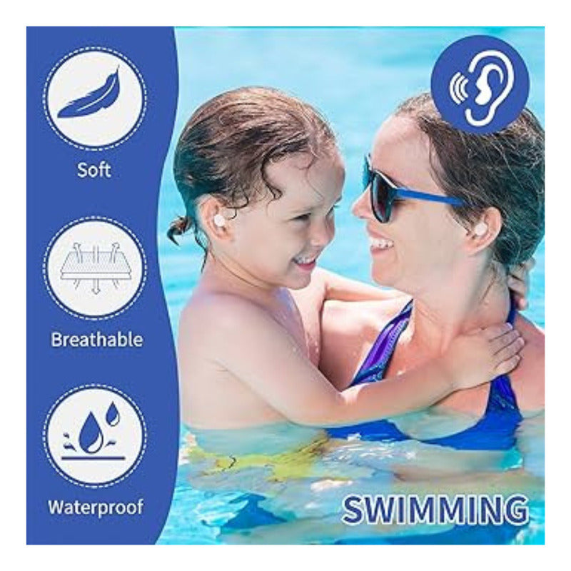 Parche Impermeable Oídos Para Niños Piscina Y Baño