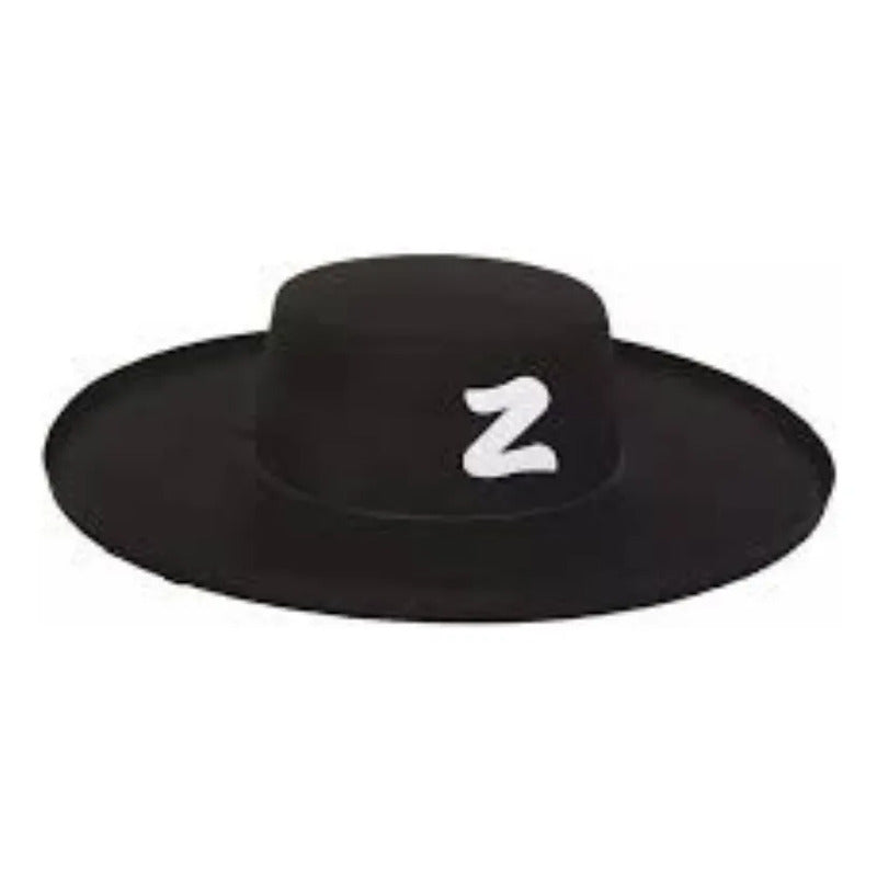 Sombrero De El Zorro Accesorio Cosplay Negro One Size Lisa