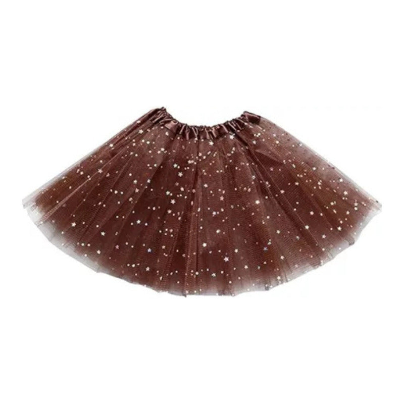 Disfraz Capibara Tutu + Pinches Para Niñas