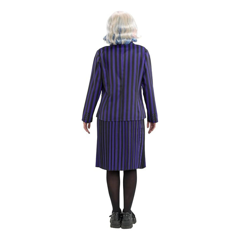 Disfraz Enid - Merlina Uniforme Violeta Mujer - Violeta - S