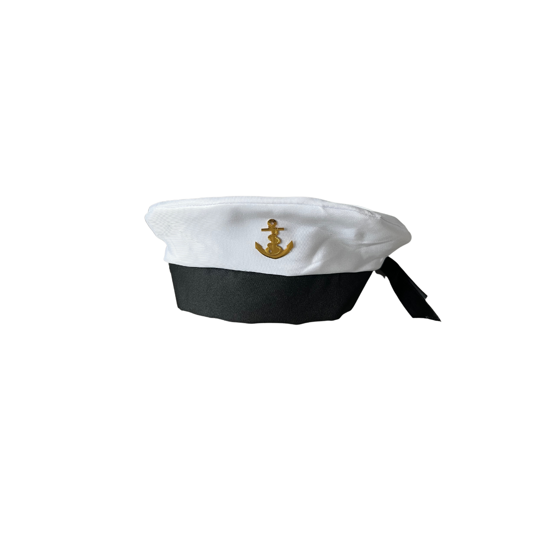 Gorro Marinero+ Pechera + Guantes Para Disfraz Niños