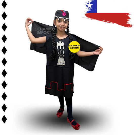 Disfraz Traje Tipico Mapuche Niña