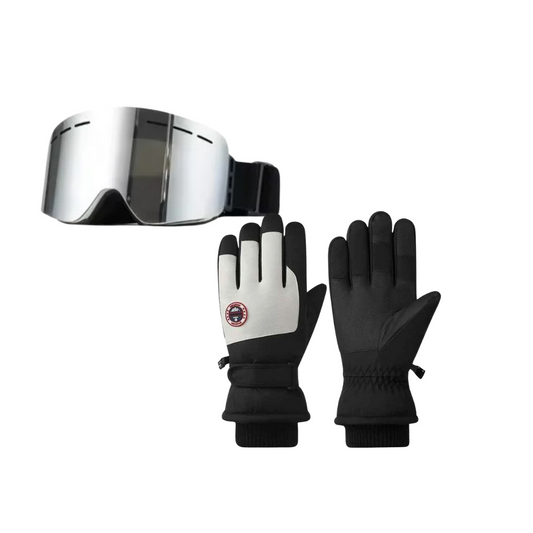 Antiparra Lentes De Nieve Adultos Ski /snowboard+guantes