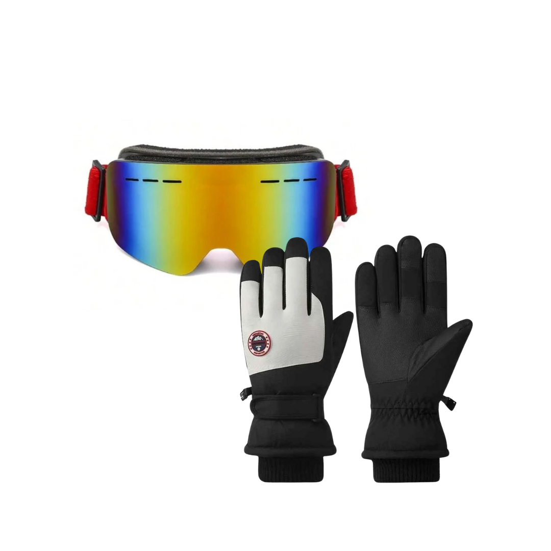 Antiparra Lentes De Nieve Adultos Ski /snowboard+guantes
