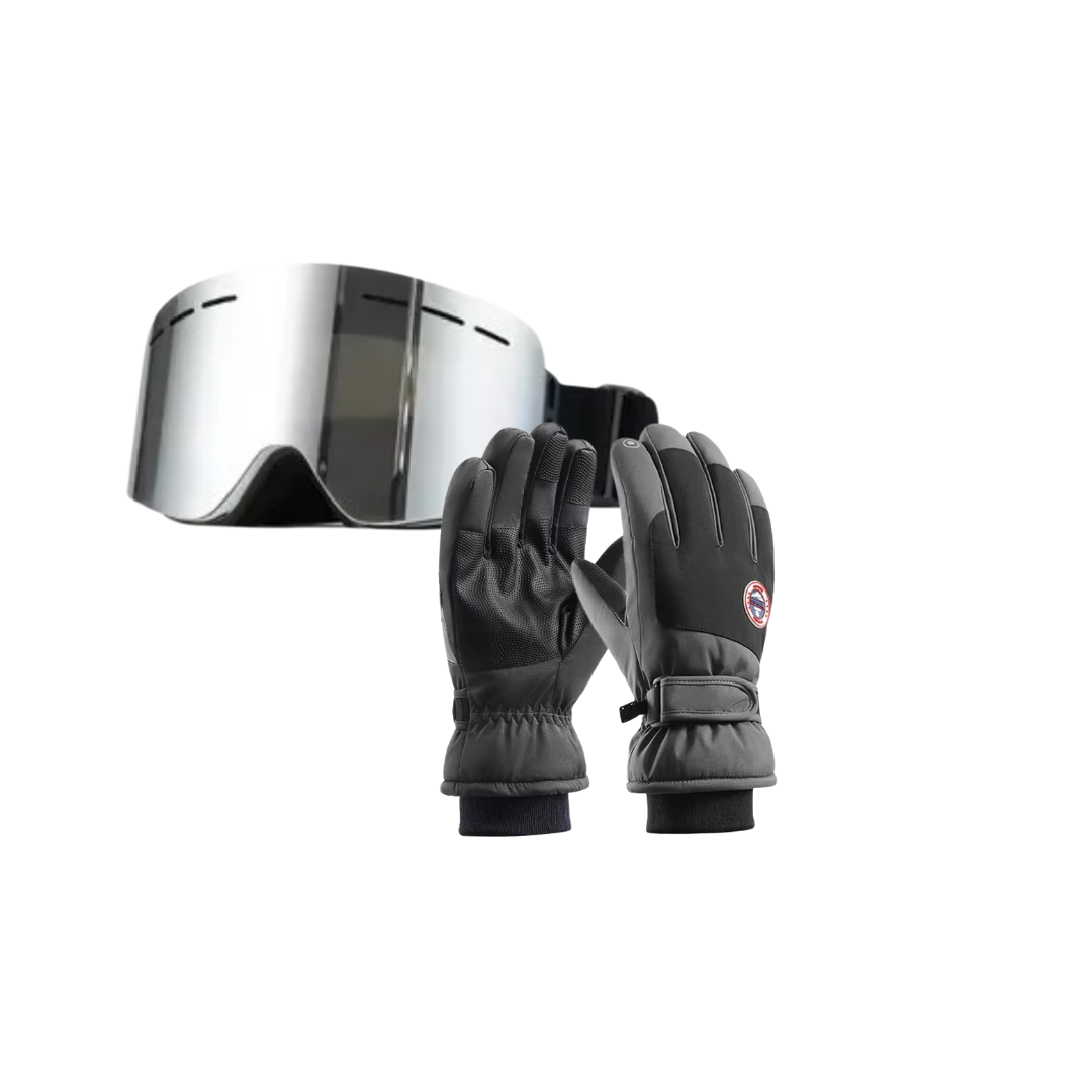 Antiparra Lentes De Nieve Adultos Ski /snowboard+guantes