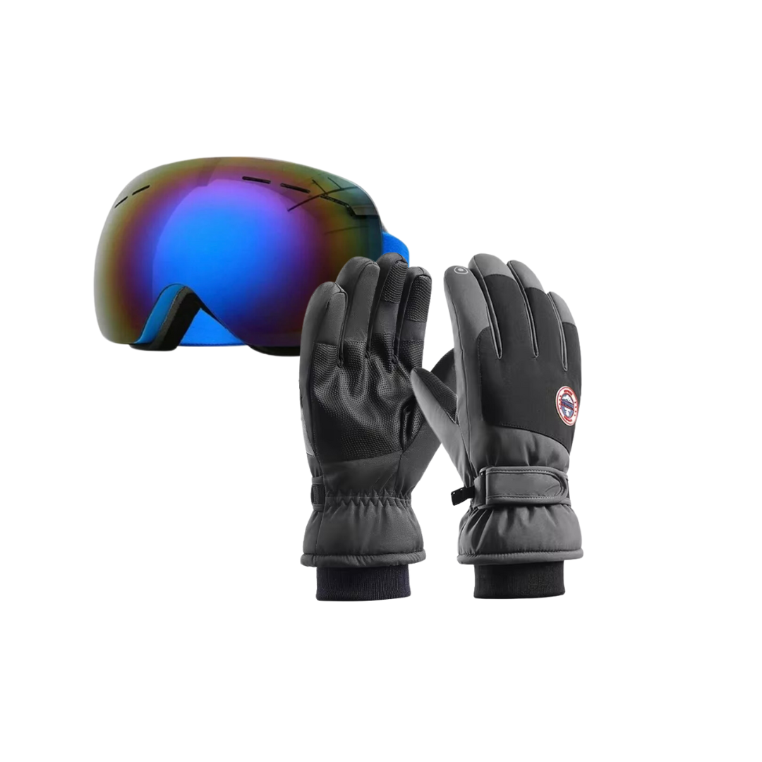 Antiparra Lentes De Nieve Adultos Ski /snowboard+guantes