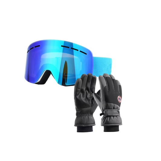 Antiparra Lentes De Nieve Adultos Ski /snowboard+guantes