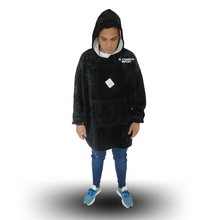 Maxi Poleron Sherpa Bata Manta Capucha. Frazada Invierno