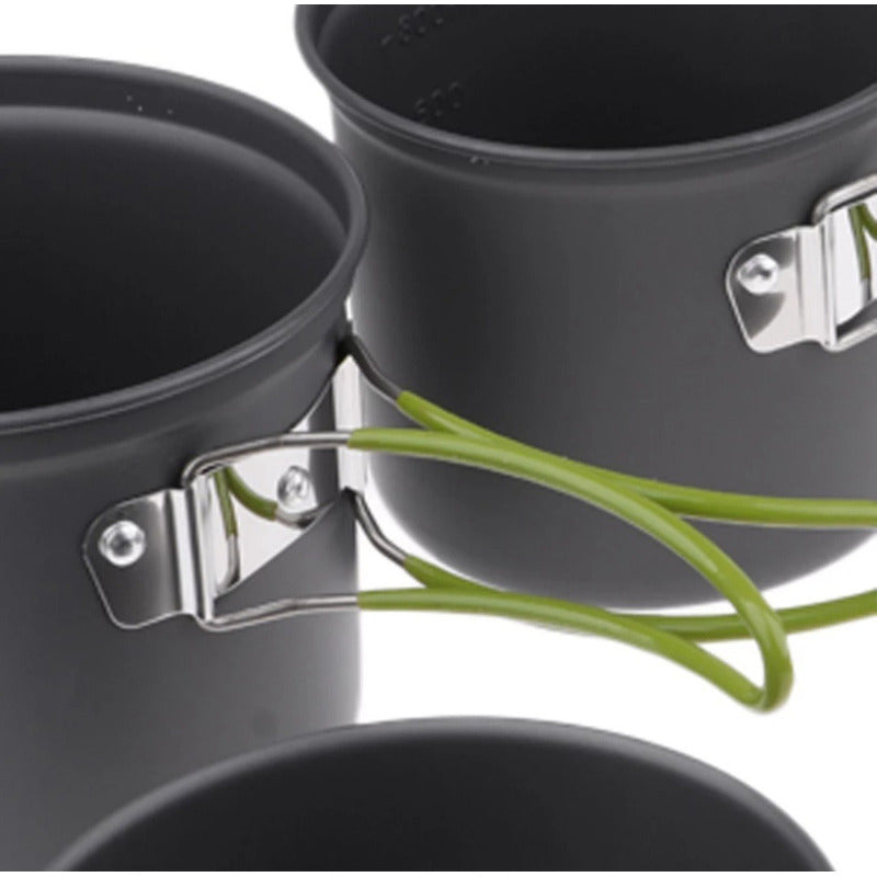 Set Ollas Camping 4 Piezas Ds201