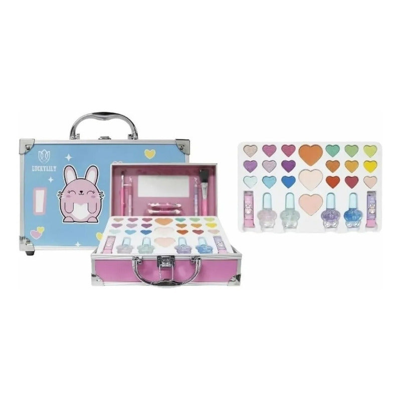 Maleta Maquillaje Set Cosméticos Niñas - Gatita