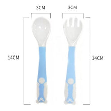 Juego Cuchara Tenedor Flexibles Bebes