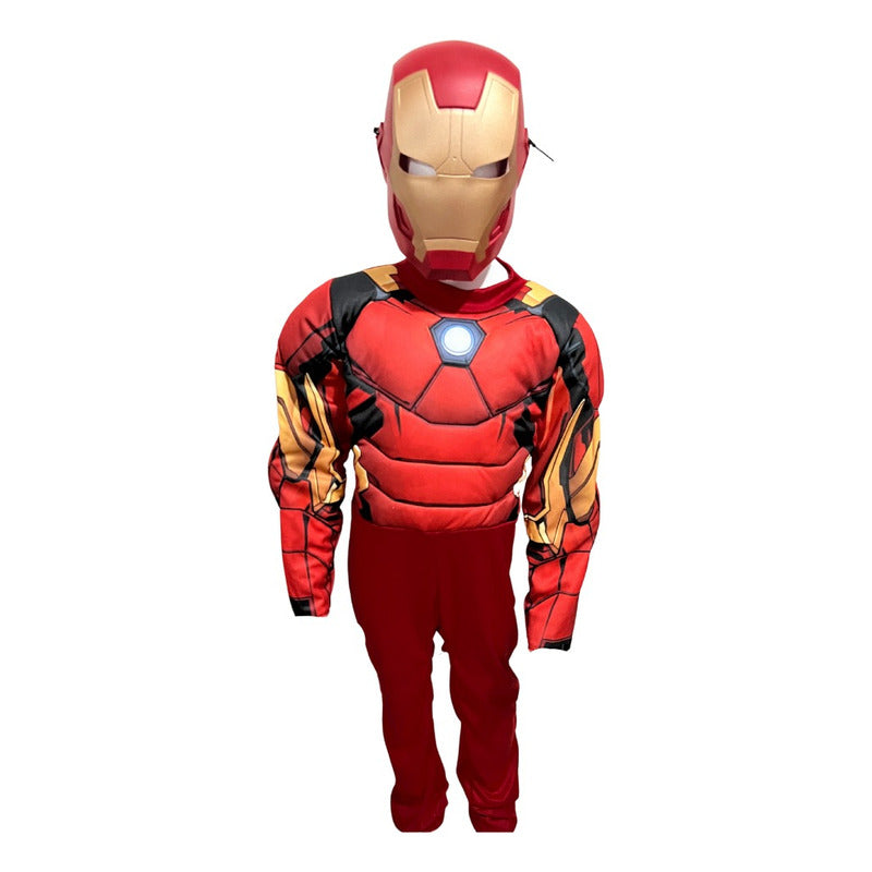 Disfraz Niño Super Heroes Avengers Marvel Con Musculos