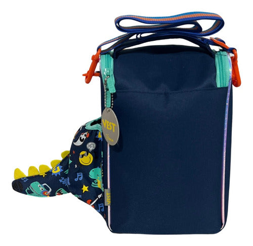 Lonchera Termica Con Bolsillo Para Botella Lonchera Escolar