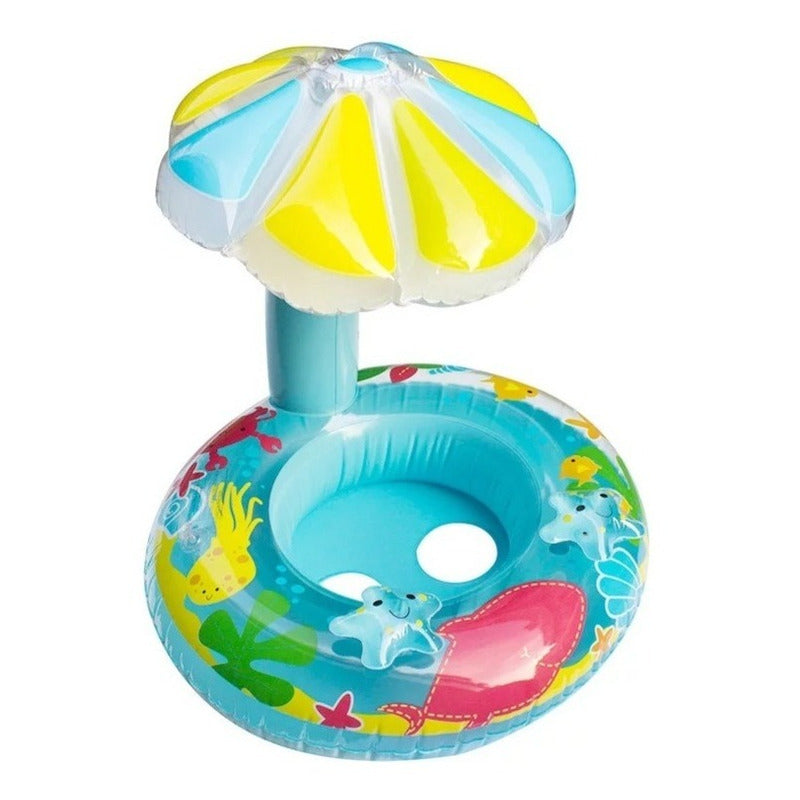 Flotador Sombrilla Silla Flotante Niños Piscina