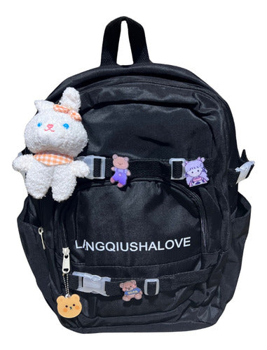 Mochila Para Niña Infantil Kawai Escolar Mochila Juvenil