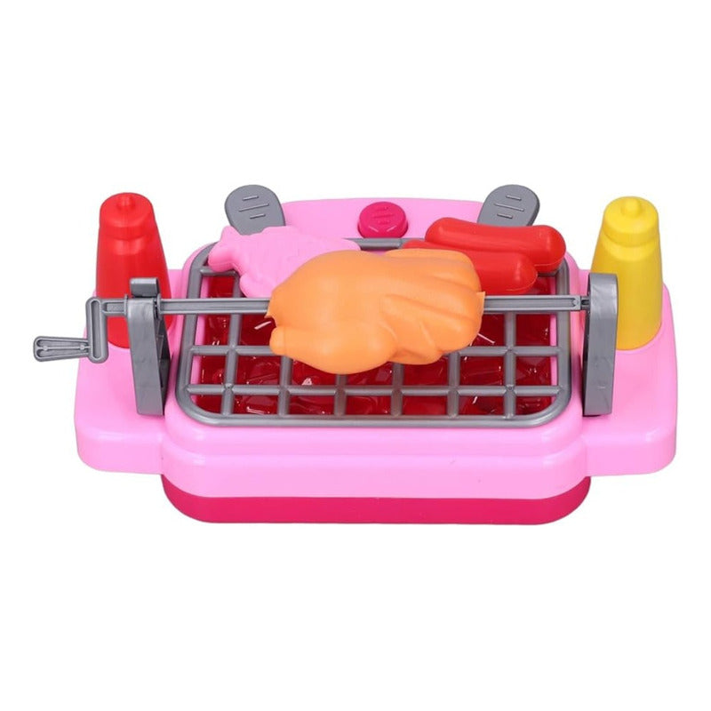 Cocina Juguete Barbacoa Asado Niño Niña Parrilla Sonido Luz