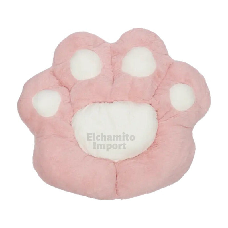Cojín Para Silla Asiento Peluche Garrita Gato Mueble Mascota