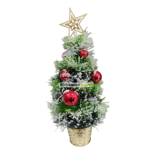 Mini Árbol De Navidad Decorativo /escritorio 24cm Navideño