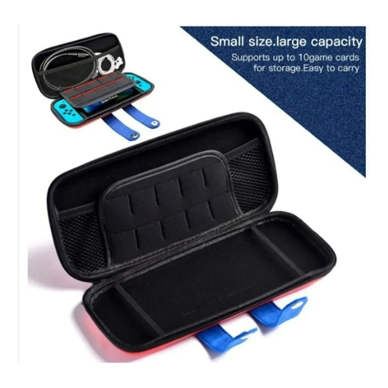 Packt Estuche  Mario Nintendo Switch + Mic Rojo