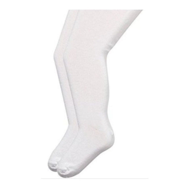 Pantys Blancas De Niña Talla 4 A 12
