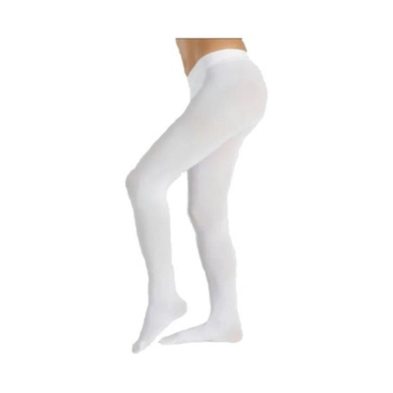 Pantys Blancas De Niña Talla 4 A 12