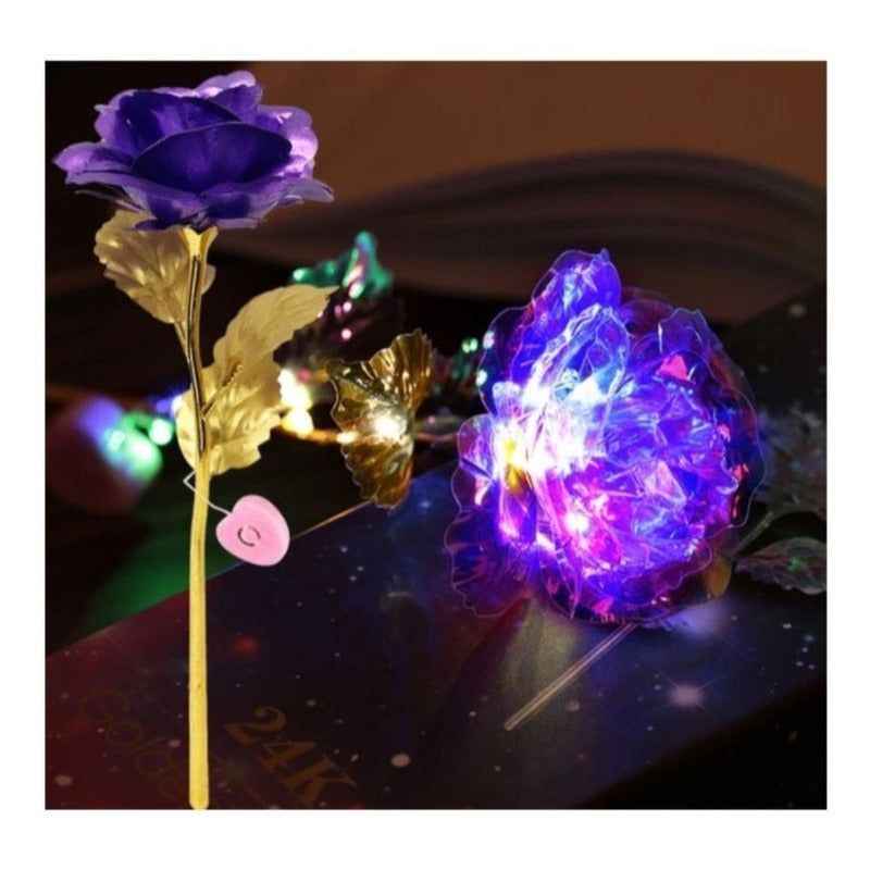 Rosa Luminosa Led  Regalo/ Bodas/ Fiestas/obsequio