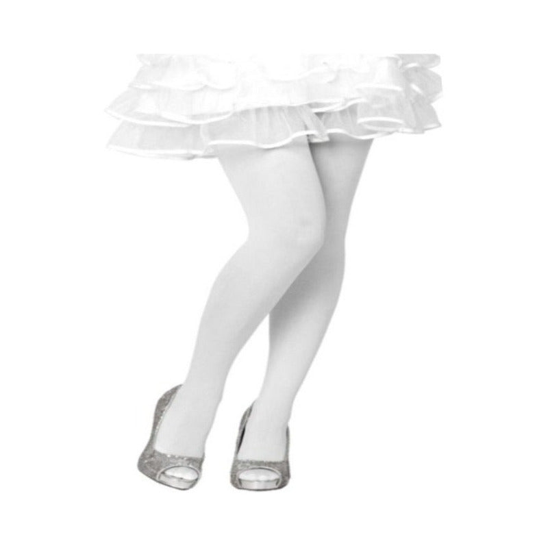 Pantys Blancas De Niña Talla 4 A 12