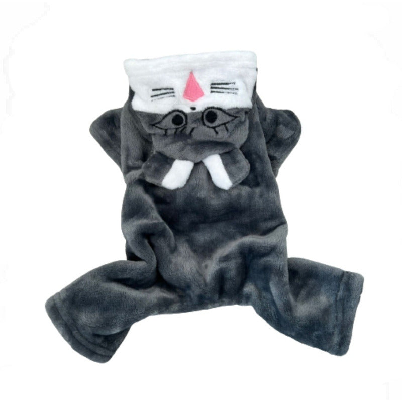 Pijama Perros Gatos Ropa Calida Dormir