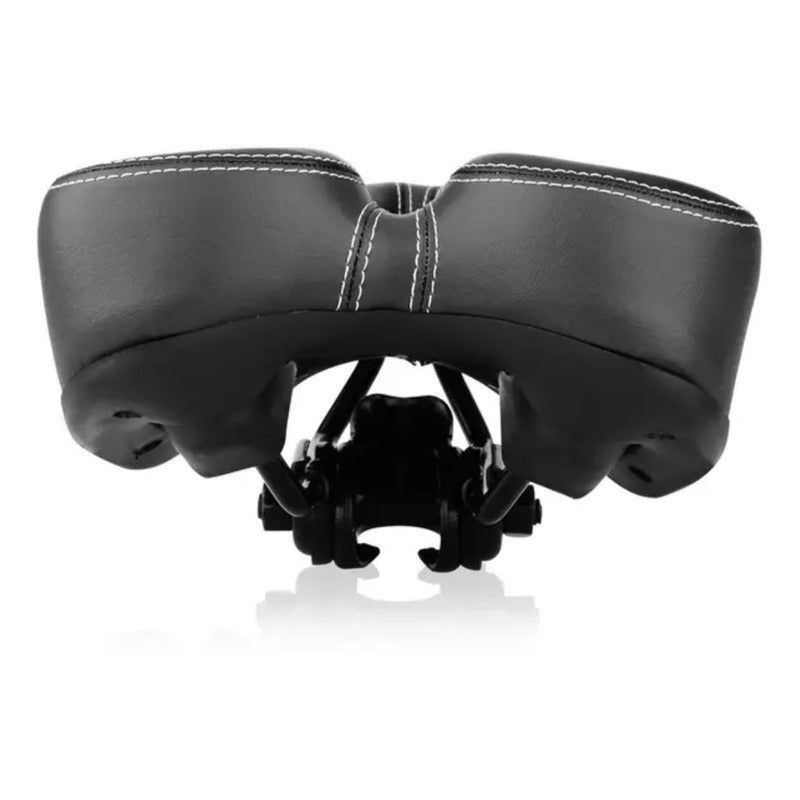 Sillin De Gel Para Bicicleta  Negro-gel 18 Cm 26 Cm