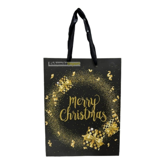 Bolsas De Regalo Navideñas Pack 10 Bolsas 24x18cm
