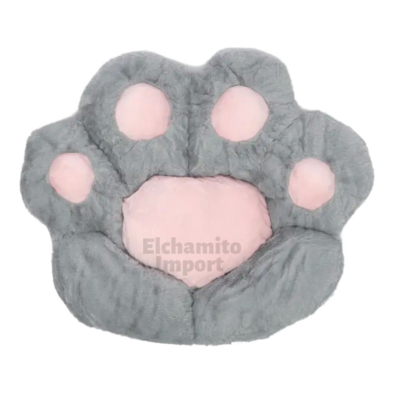 Cojín Para Silla Asiento Peluche Garrita Gato Mueble Mascota