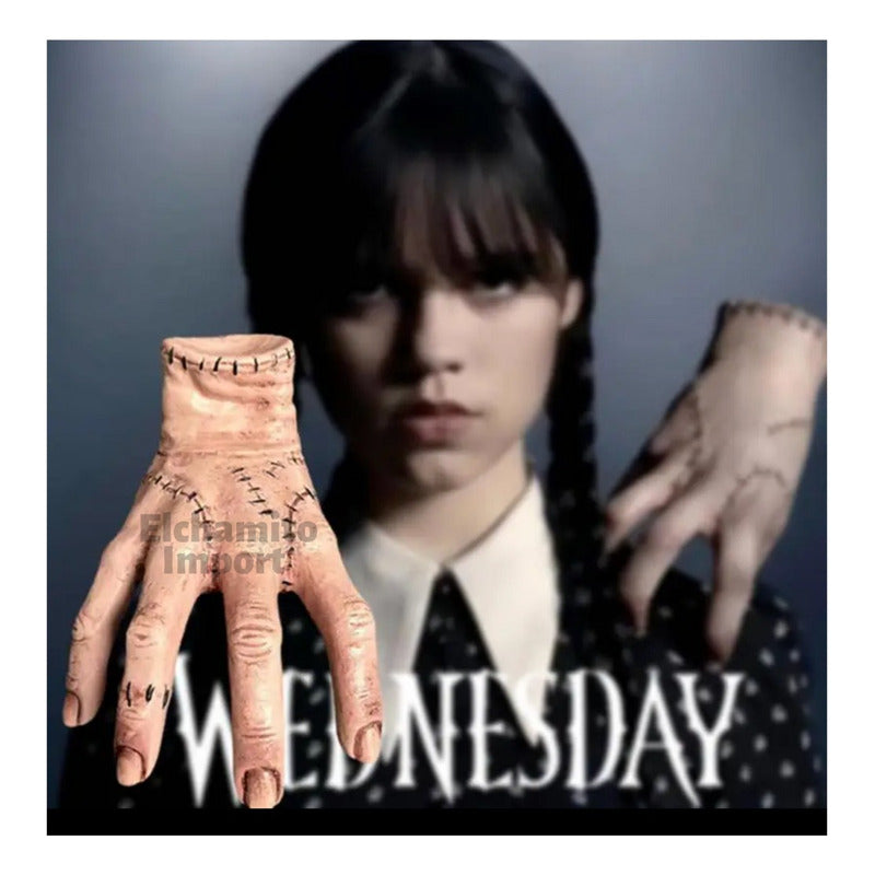 Figura Mano Terror Merlina Adorno Jugute Piel