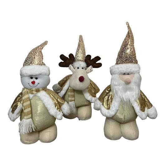 Monos Patas Largas Navidad Pack Tres Unidades 60 Cm